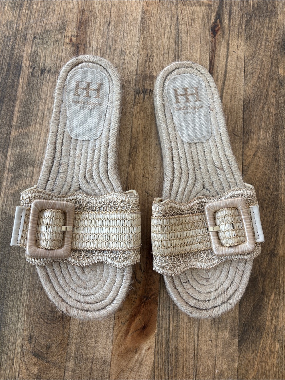 Haute Hippie Raffia Slides - Picture 3 of 8